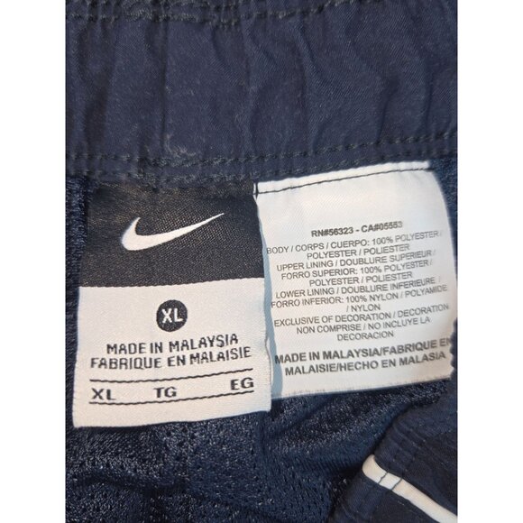 Nike XL Mens Black Track Pants Polyester & Nylon - Picture 4 of 8